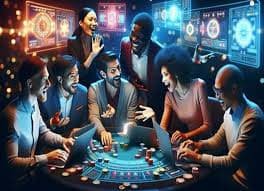 Filipino players enjoying gme77 mobile sports betting and casino-style games on smartphones